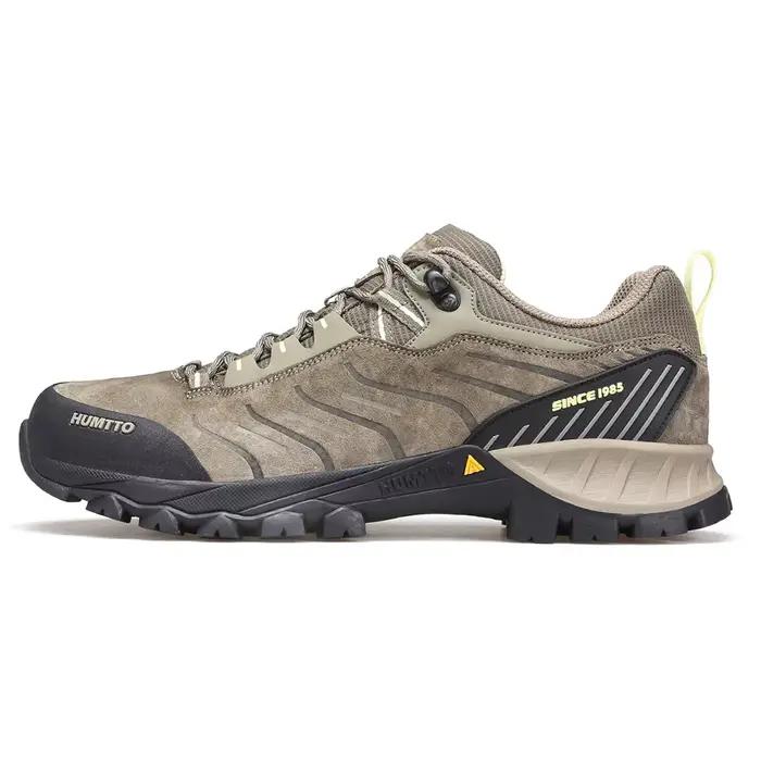 HUMTTO-Chaussures de randonnée en cuir véritable pour hommes, baskets d'escalade et de trekking, bot