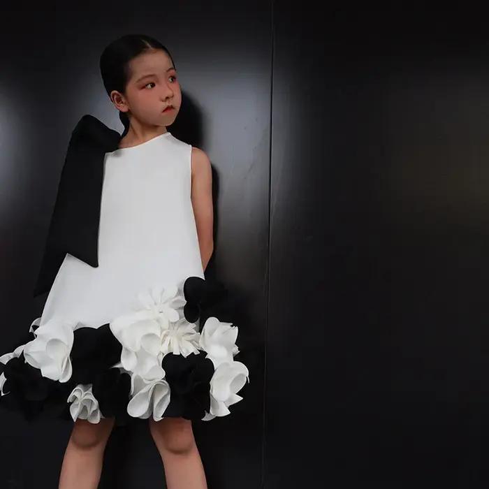 Robe de soirée pour bébé fille, tenue de cérémonie pour enfants, costume de princesse pour le premie