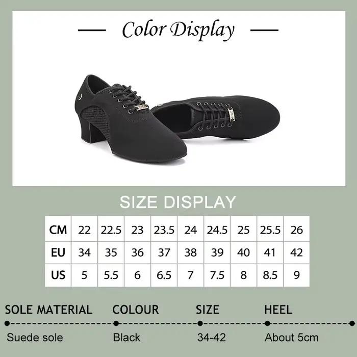 Femmes chaussures de danse noir moderne salle de bal Salsa chaussures de danse garçons Latin Jazz ch