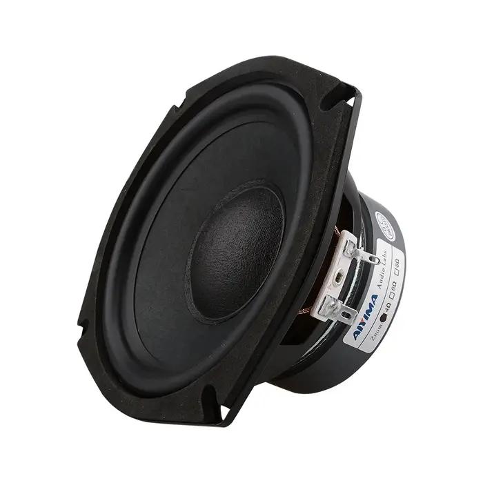 AIYIMA 1PC Haut-parleur Subwoofer 5,25 pouces, Driver Sonore 4/8 Ohm 120W, Colonne de Son, Home Ciné