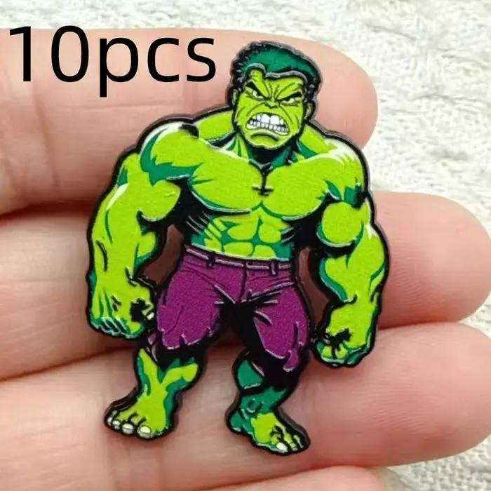 10 Pièces Broches Créatives en Alliage à l'effigie de Personnages de Dessins Animés pour Accessoires