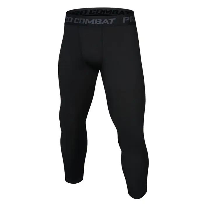 Leggings de sport fins, ajustés, à séchage rapide et respirants pour hommes, collants de course et s