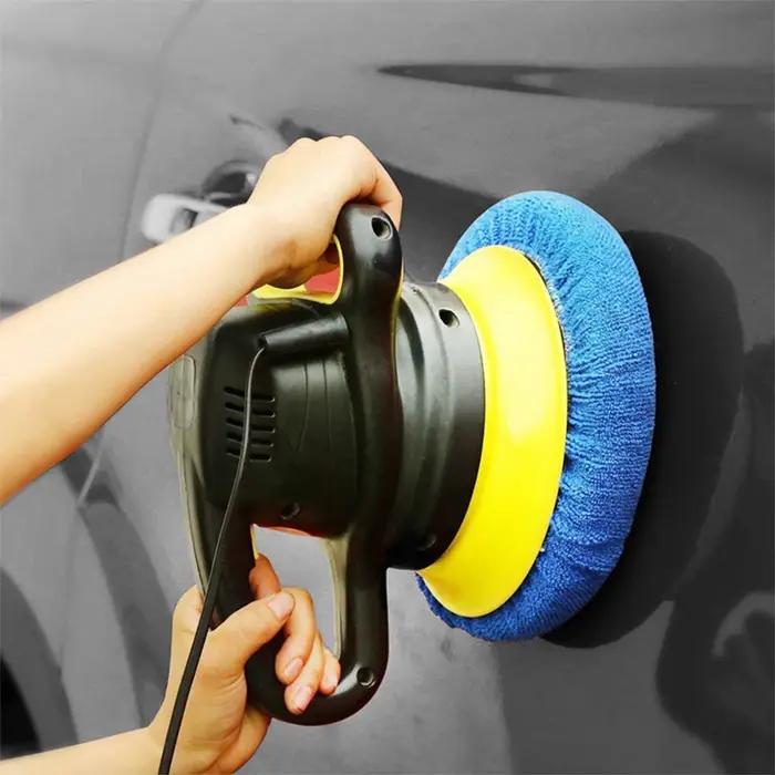 Tampon de polissage pour voiture, 9 à 10 pouces, 10 pièces, pour Bonnet en microfibre douce, pour la