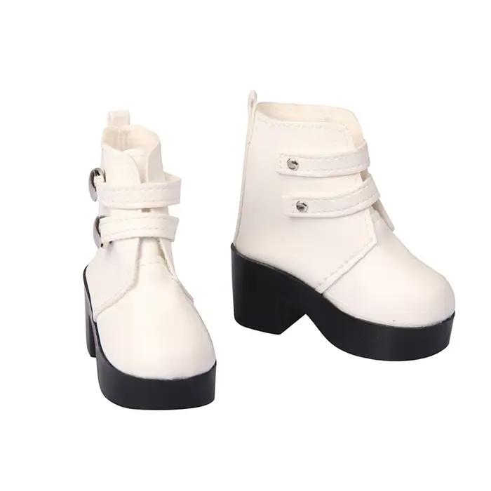 Chaussures à talons hauts faites à la main de 7cm, de haute qualité, pour poupées BJD 1/3, bottes mi