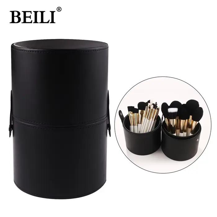 BEILI pinceau de maquillage cylindre brosses support de rangement organisateur étui de voyage pour o
