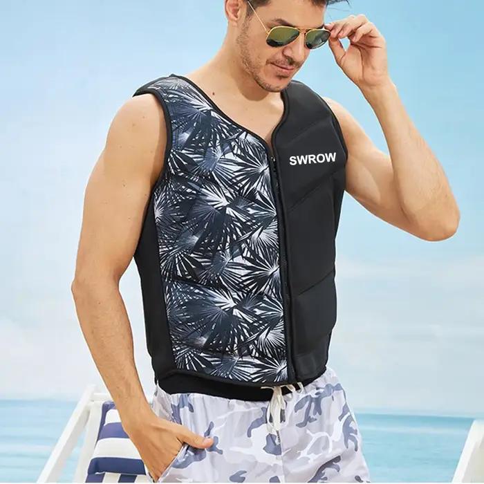 Gilet de sauvetage en néoprène, gilet de pêche, veste d'eau, sport, adultes et enfants, vêtements de