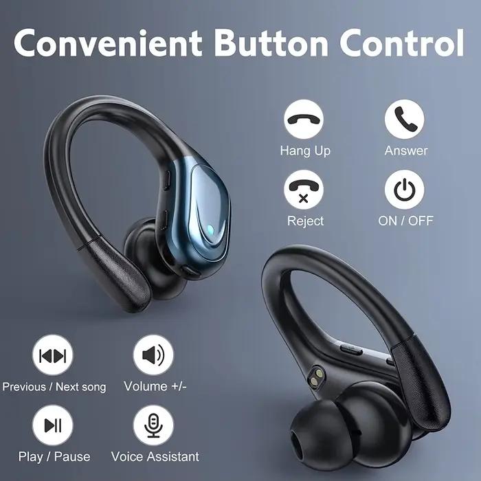 BX17 Bluetooth écouteurs Tws crochet d'oreille Bluetooth 5.3 course sport stéréo boutons contrôle av