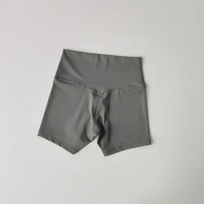 Shorts yoga élastiques séchage rapide taille haute - Moulants levage hanches sensation nude sport