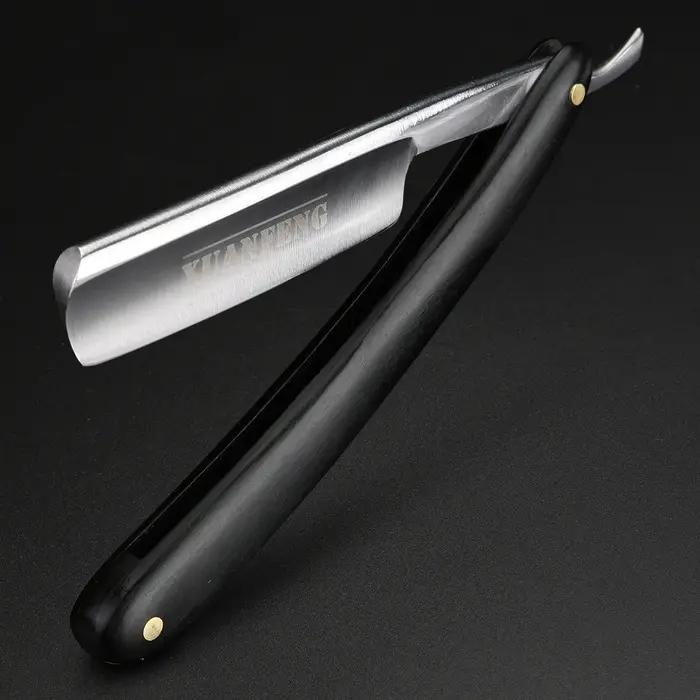 XUAN FENG rasoir pliant traditionnel acier trempé haute dureté rasoir droit pointu rasoir pour homme
