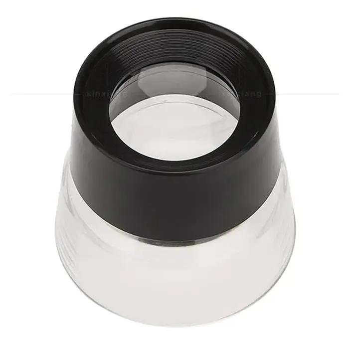Loupe optique haute définition cylindrique 10X 30Mm, pour la lecture de livres, bijoux, Textile d'id