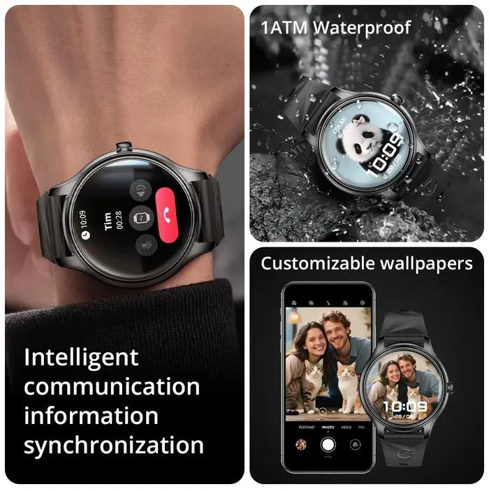 2025 COLMI L28 Air Smartwatch corps Ultra-fin de 7.9mm, écran AMOLED de 1.32 pouces, gestion de la s