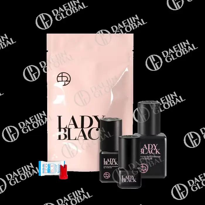 5/10 Bottles 5ml Lady Black Eyelash Extension Glue Sky Zone Strong Fast Drying False Eyelashes Glue