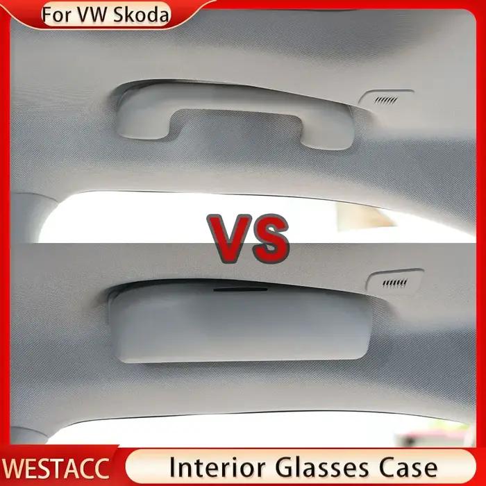 Étui en ABS pour lunettes de soleil, support pour VW Touareg 2018 – 2021 pour Skoda Karoq kodiaql, b