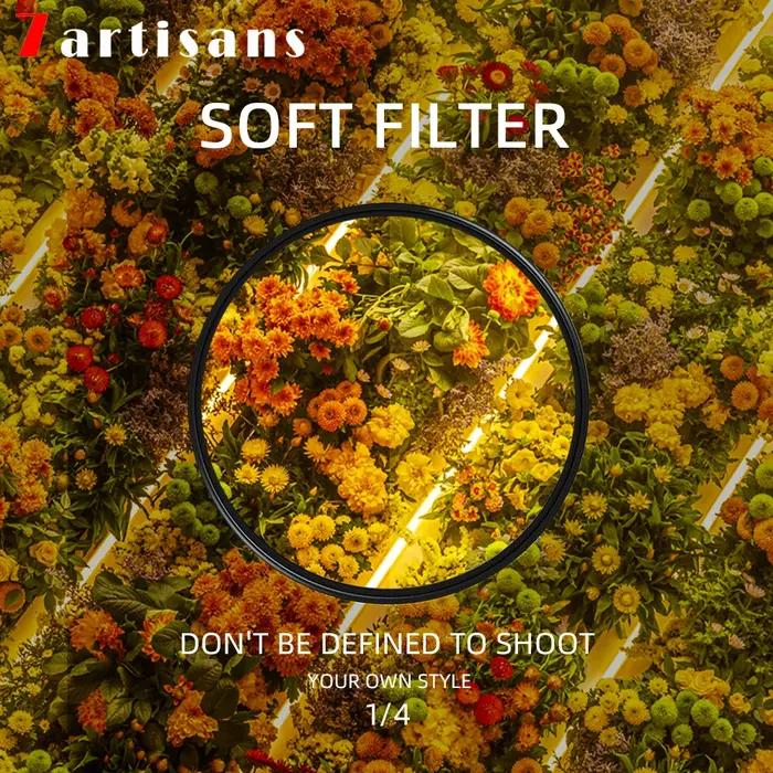 7artisans-Objectif de caméra avec filtre souple 1/4, cadre ultra fin, verre optique AGC étanche, 46m