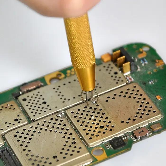 Pince à composants à quatre griffes, composant électronique IC BGA, extracteur de pince à puce, cuei