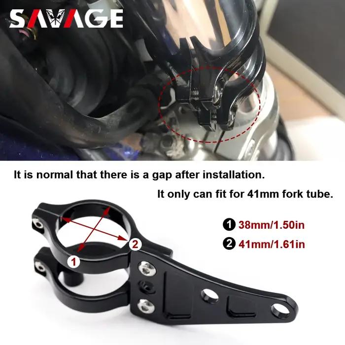 Pince de Support de phare de moto pour fourche de 41mm, Support de lampe frontale, Support de cligno