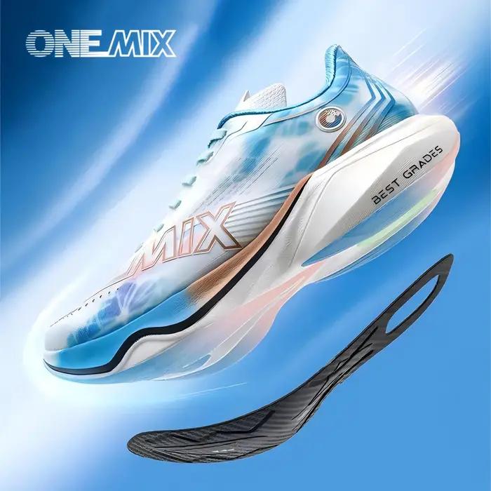 ONEMIX-chaussures de course de Marathon en nylon et planche de carbone, support professionnel Stable