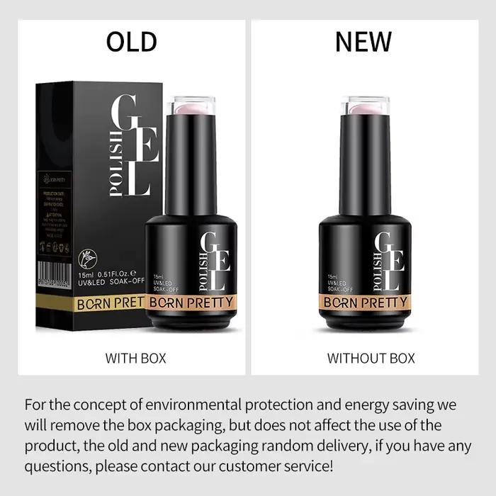 BORN PRETTY Gel de Base en caoutchouc gelée laiteuse pour vernis à ongles Gel 15ml russe auto-nivela