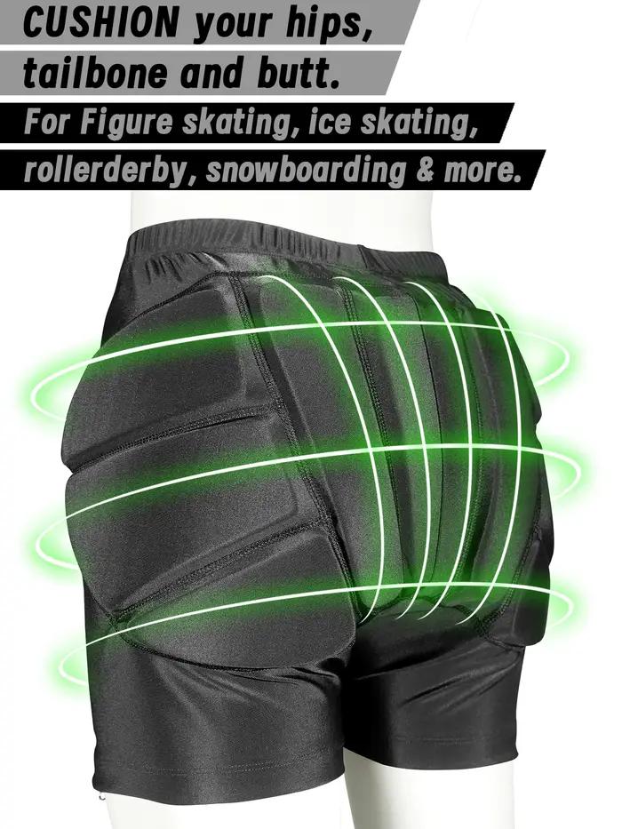 Short de protection AVIVOR pour patinage artistique - Rembourrage 3D ski et skateboard
