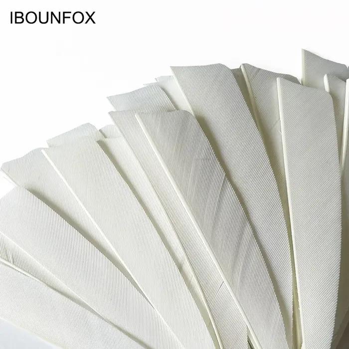 Plumes de flèche blanches pour bricolage, plumes de dinde, plumes de tir à l'arc, accessoires d'arc
