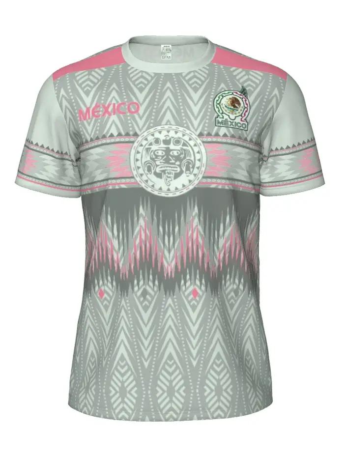 Maillot de football du Mexique pour hommes, maillot de football respirant à manches courtes, style é