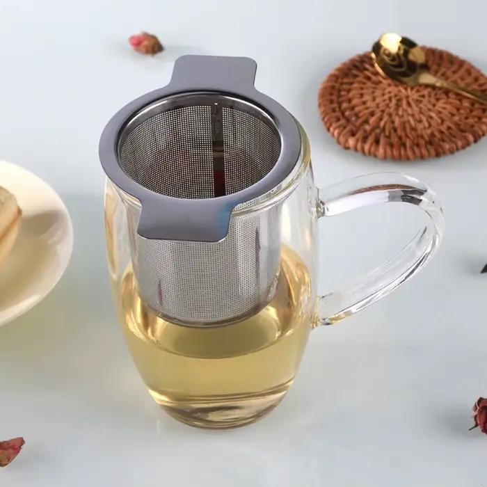 Infuseur à thé fuite de thé en acier inoxydable, diffuseur, passoire à thé aux épices, filtre à herb