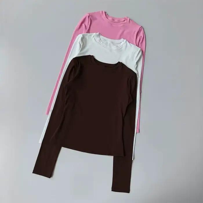 Vêtements de yoga d'automne pour femmes séchage rapide évacuation de l'humidité hauts de sport remise en forme yoga pilates occasions spéciales