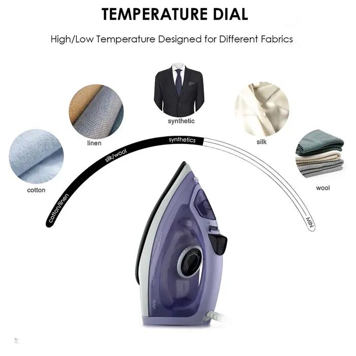 Fer électrique Portable Mini vêtement vapeur fer à vapeur pour vêtements fer réglable semelle en cér