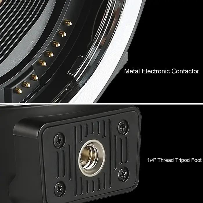 Meike Électronique Auto Focus Objectif adaptateur pour IL EOS EF Objectif EF-S à EOS M EF-M Dallas M