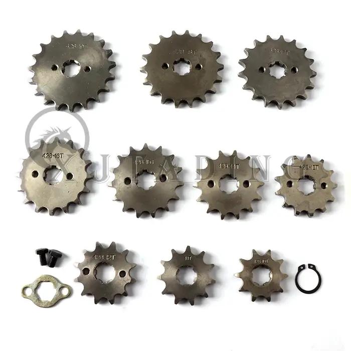 Moteur avant 428 # Pignon 17mm 20mm 10T-19T pour KAYO BSE SSR SDG Dirt Pit Bike ATV Quad Go Kart c