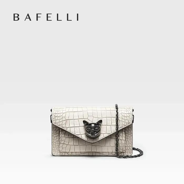 BAFELLI 2025 nouveau sac pour femmes mode tendance embrayage chat corps sacs à main marque de luxe concepteur chaîne cou