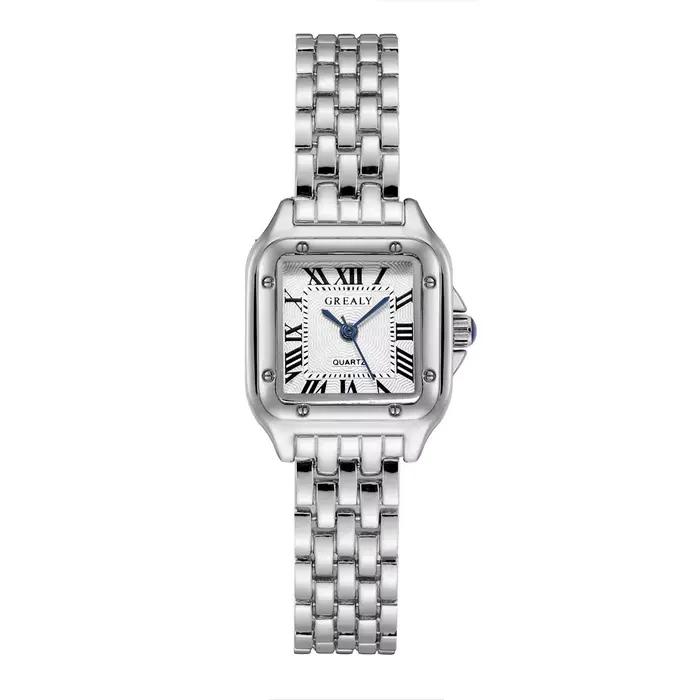 Montres de luxe en strass pour femmes, montre-bracelet à Quartz carrée, Simple, horloge pour dames