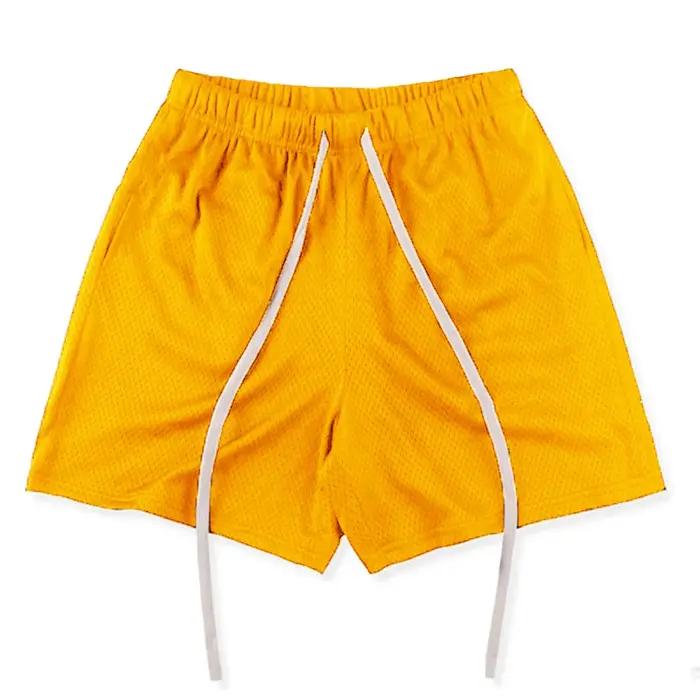 Short d'abattage en maille légère et respirante pour hommes, pantalon de course pour sport d'été