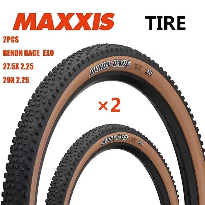2 pièces MAXXIS 29 vtt pneu de vélo 27.5x2.25 29x2.25 REKON RACE EXO pneus Anti-crevaison pneu vtt v