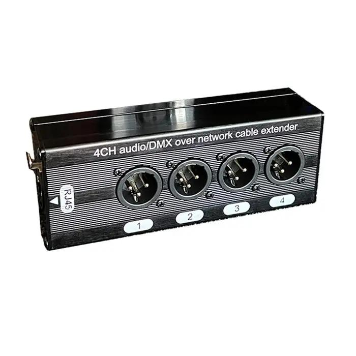 Câble d'extension audio et DMX sur réseau, prolongateur de signal mâle et femelle, 4 canaux, 3 broch