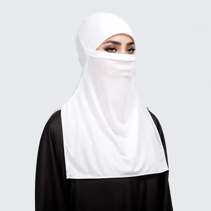 Nouveau plaine musulman ethnique écharpe femmes Hijab islamique musulman Hijab instantané Turban ara