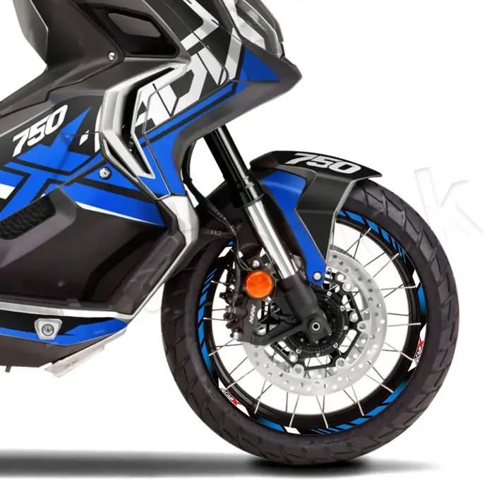Autocollant réfléchissant pour roue de moto Xadv X-ADV 750 xadv750 x-aventure, 17 pouces, 15 pouces,