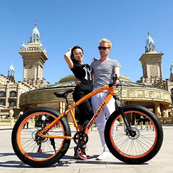 2025 VTT 26 pouces 4.0 gros pneu étudiant vélo à vitesse variable 24