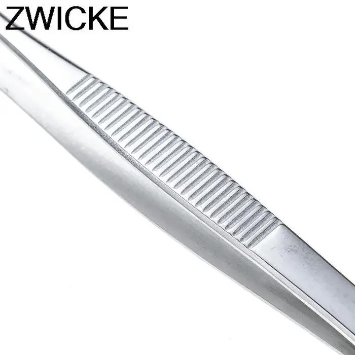 Pincettes médicales Anti-iode en acier inoxydable 430, pinces longues et droites 12.5cm-30cm, tête d