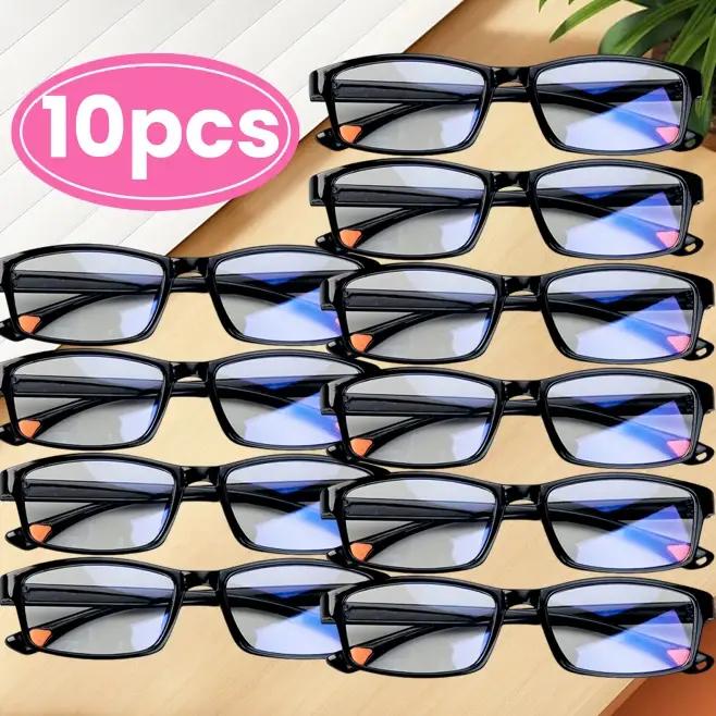 10 pièces Sport hommes lunettes de lecture pour hommes femmes unisexe ultra-léger presbyte lunettes