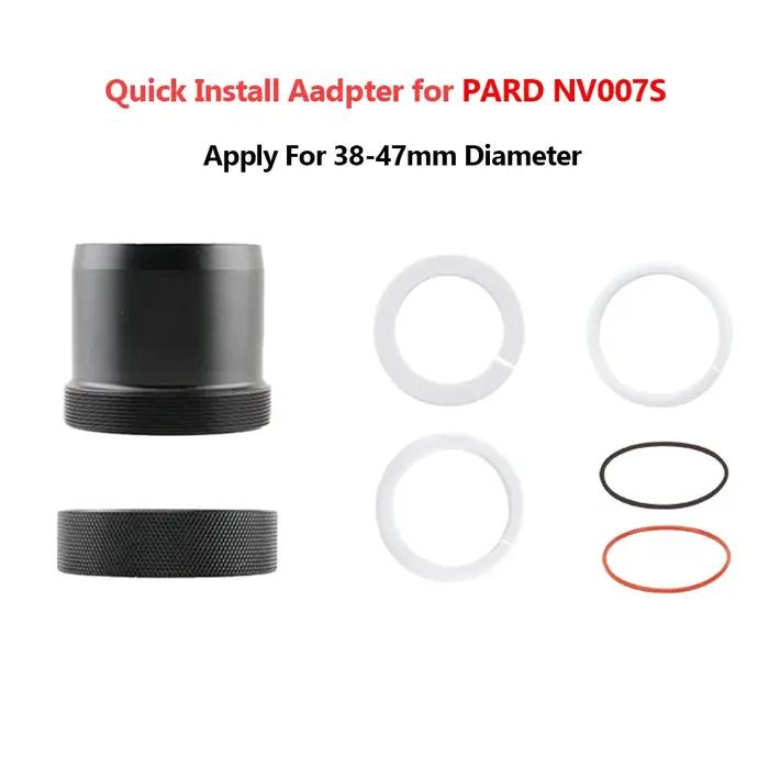 Manchon de support rapide 38-47mm, adaptateur d'installation universel baïonnette pour PARD NV007S a