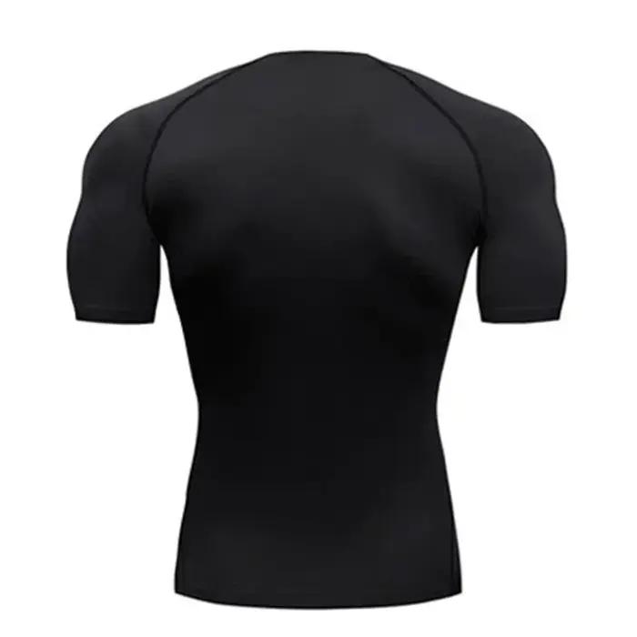 Vêtements de Compression pour hommes collants d'été t-shirt élastique séchage rapide vêtements de sp