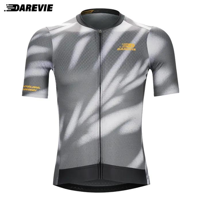 DAREVIE Maillot de cyclisme respirant Shadow pour homme, séchage rapide, petite taille, niveau d'ent
