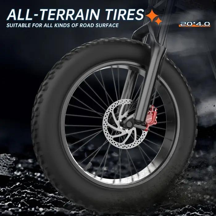 Vélo électrique montagne EKX X20 20 pouces motorisé 2000W 48V pour randonnées et aventures户外探险和远足的理想电动山地车EKX X20 20英寸电动助力自行车48伏2000瓦