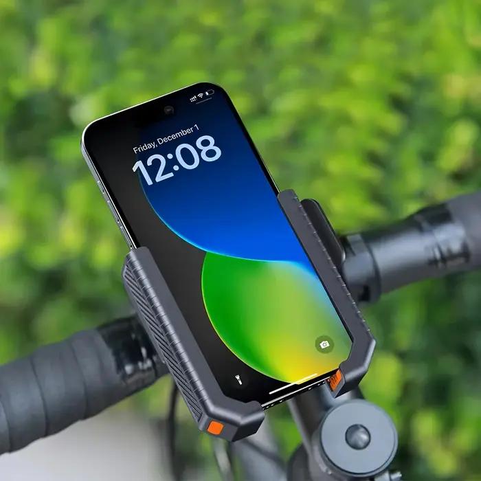 Support de téléphone de vélo guidon de moto clip de montage téléphone portable GPS antichoc pour téléphones 4.5 à 7.0 pouces occasions spéciales randonnées nocturnes