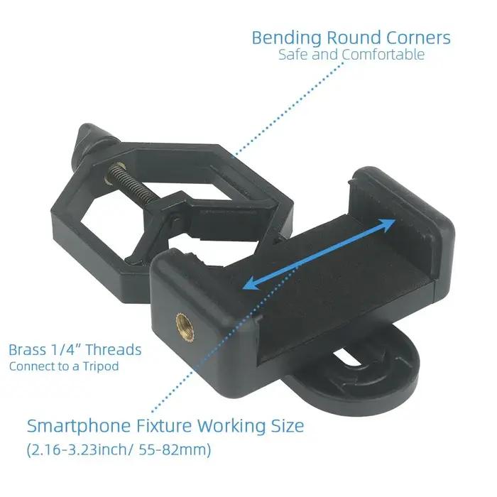Adaptateur universel pour téléphone portable, clip de montage, binoculaire, monoculaire, longue-vue,