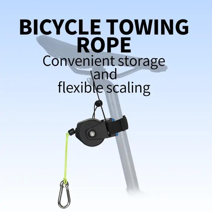 Remorque de vélo extensible système élastique pour vélos de montagne route électriques transport enfant sécurité confort famille aventures sorties balades randonnées