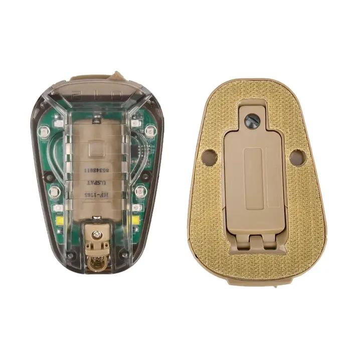 Lampe de casque de sport WADSN HEL STAR 6 GEN3 pour airsoft, bleu, vert, rouge, IR, stroboscopique,