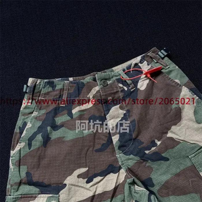 CamSolomon-Short camo cargo pour hommes et femmes, vêtement de travail, surdimensionné, multi-poches