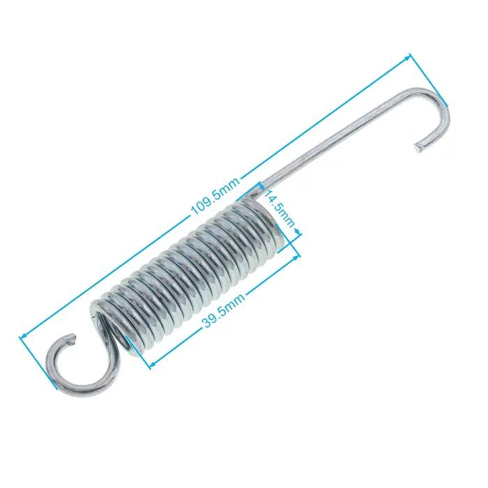 1 pièces 75mm/89.5mm/109.5mm/125mm longueur Support pieds côté pied cadre ressort pour moto saleté P